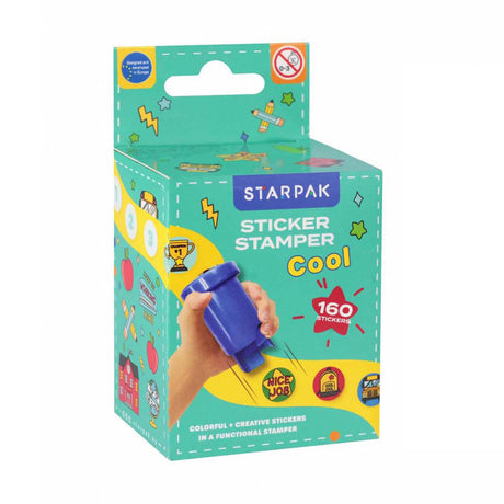 Klistermærke stempel cool, 160 stk.