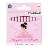 Voksfarvet balerina, 12 stk.