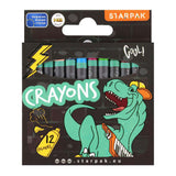Voks farveblyant skate dino, 12 stk.