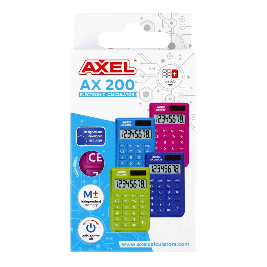 Lommeregner ax-200p