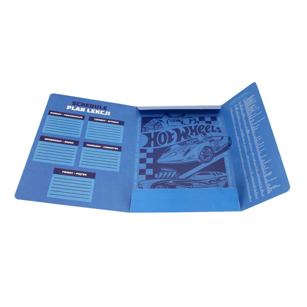 Folder med elastiske A4 hot wheels