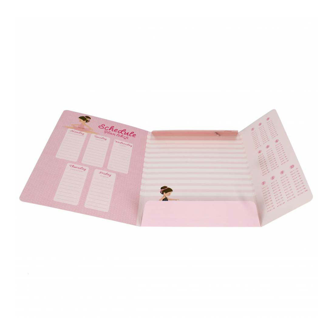 Mappe med elastisk A4 ballet