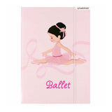 Mappe med elastisk A4 ballet