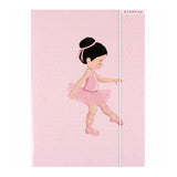 Mappe med elastisk A4 ballet