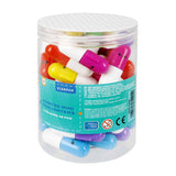 Mini duftende highlighters blanding af farver, 48 stk.
