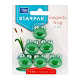 Magneter frø, 6 stk.