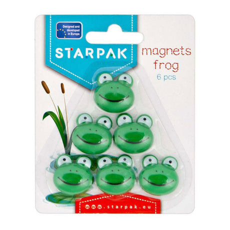 Magneter frø, 6 stk.