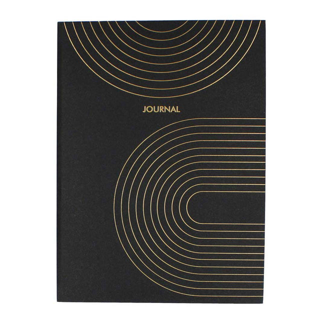 Notesbog klassisk guld a5