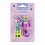 Viskelæder 3d puslespil prinsesse, 4 stk.