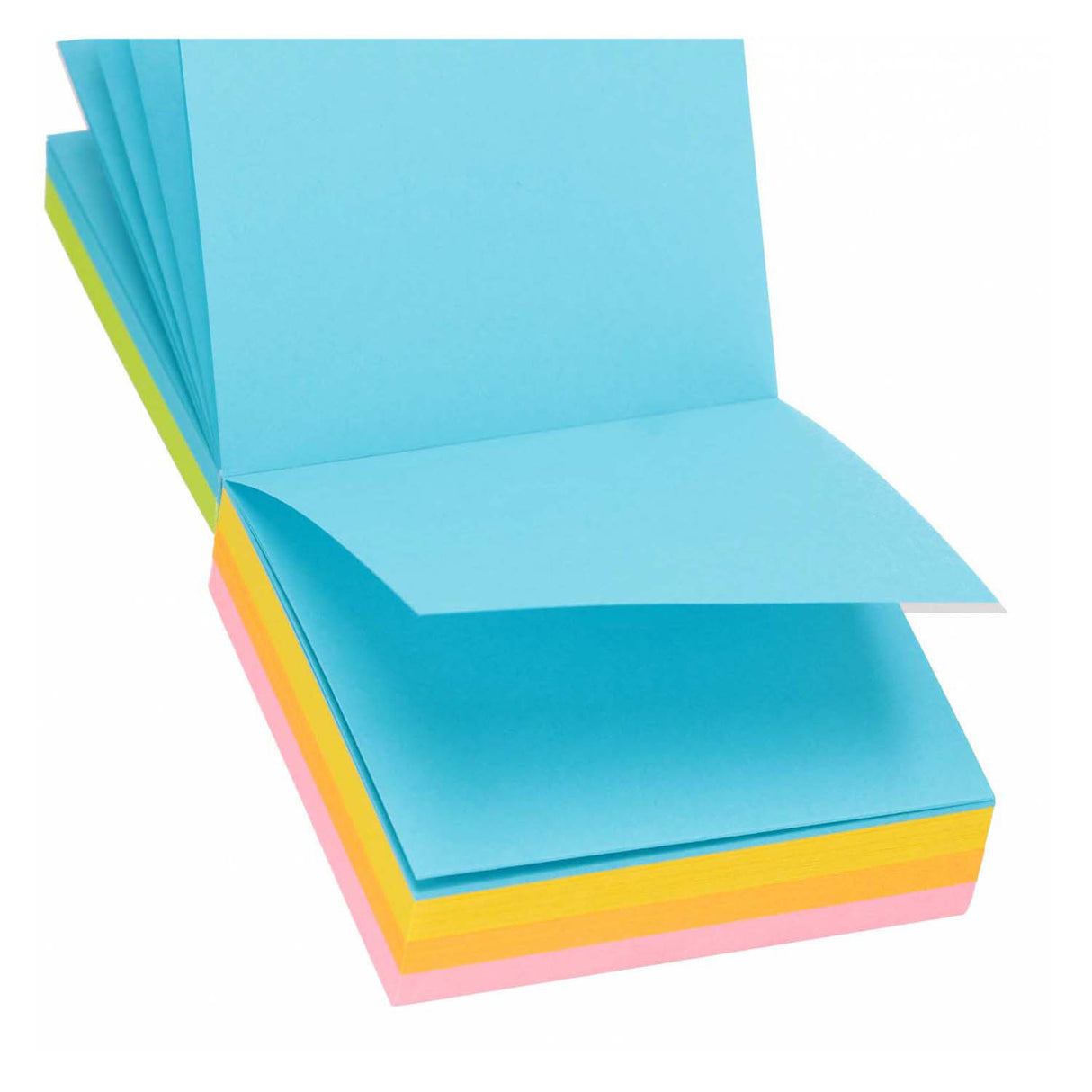 Farvede sticky notes 85x85mm