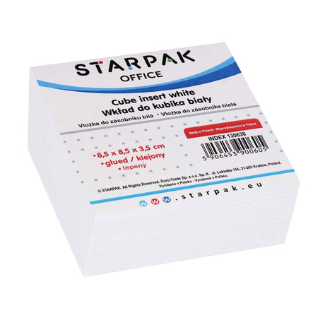 Hvide sticky notes 85x85mm