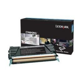 Tonerpatron Lexmark C746A3kg sort