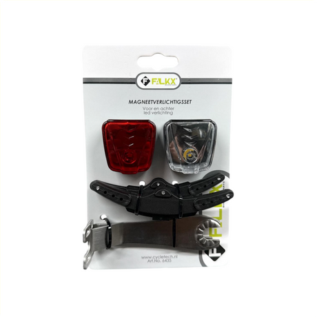 Falkx Magnet Verctghing. Indstil for og bagpå. 0,5W LED (Hanging Pack)