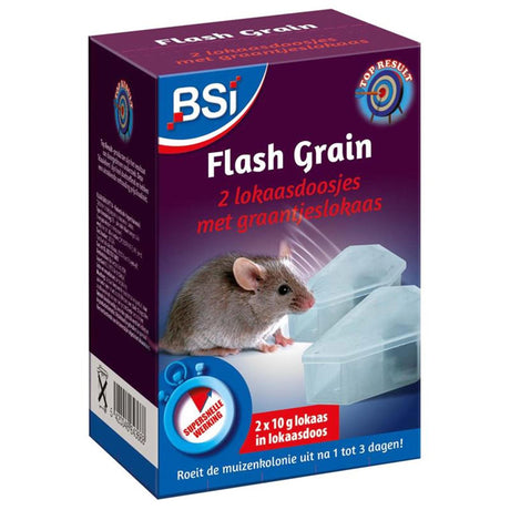 Bsi flash grain lokaas tegen muizen