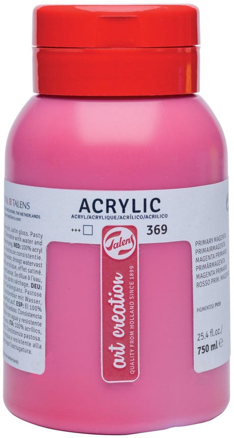 Talens art creation acrylverf pot 750 ml primairmagenta 369