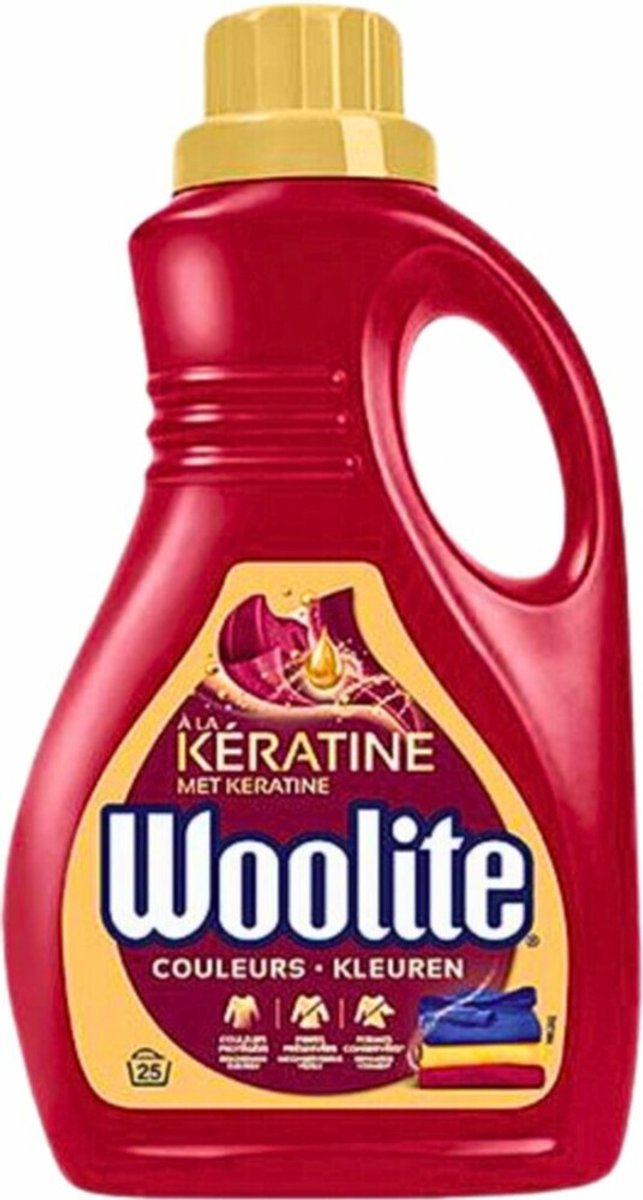 Woolite wasmiddel color met keratine 30 wasbeurten - 1,5 liter
