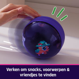 Bitzee hamsterbold - interaktivt legetøj med mere end 20 hamstere - ruller og reagerer på berøring - digitalt kæledyrslegetøj