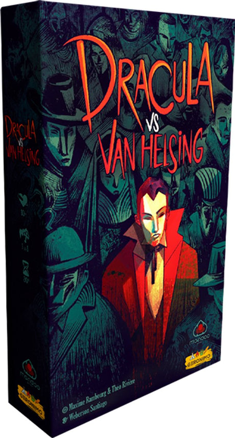 Geronimo-spil - Dracula vs Van Helsing - strategisk spil - 2 spillere - egnet til alderen 10 og opefter