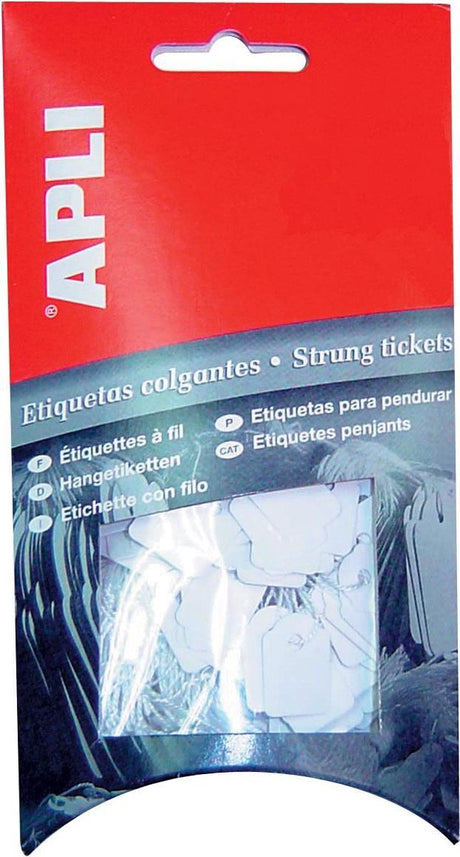 Apli trådlabels ft 28 x 43 mm (b x h) (7012) | kasse med 100 stk