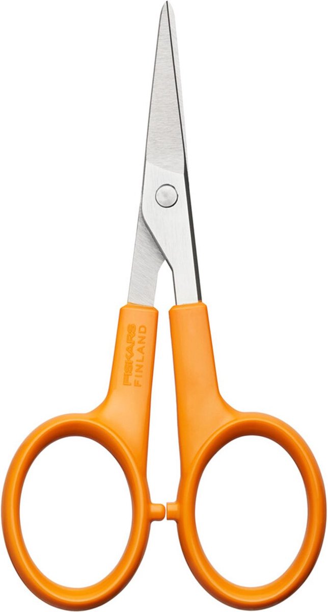 Fiskars klassiske broderisaks - sysaks - rustfrit stål - saks til broderi, silke og vævning - 10 cm