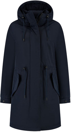 Kjelvik rifka dames outdoorjas - donker blauw