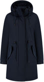 Kjelvik rifka dames outdoorjas - donker blauw