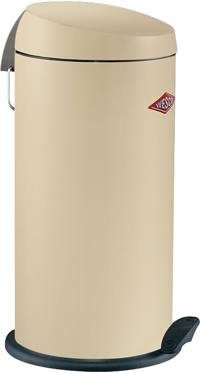 Wesco capboy maxi affaldsbeholder | pedalspand | 22 liter | metal - mandel | affaldsspand - fremstillet i Tyskland