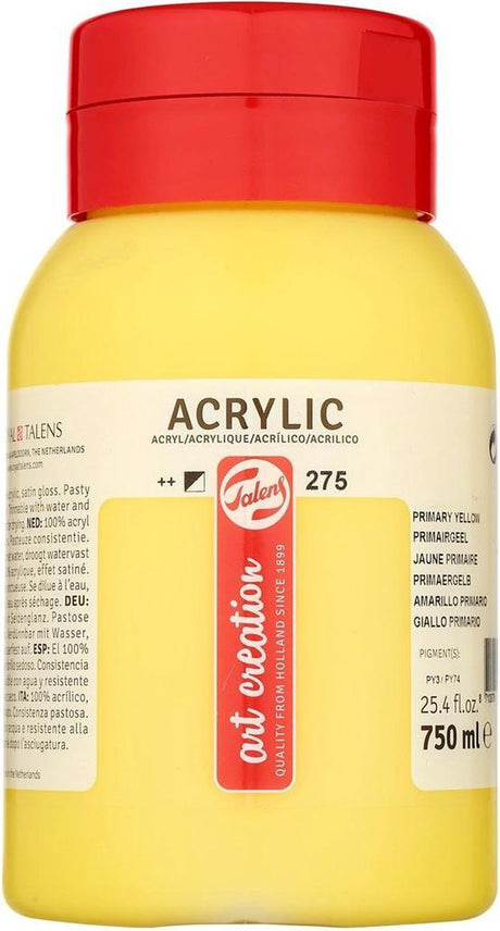 Talens art creation acrylverf pot 750 ml primairgeel 275
