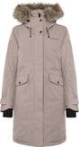 Didriksons erica wns parka 3 dames outdoorjas - ash brown