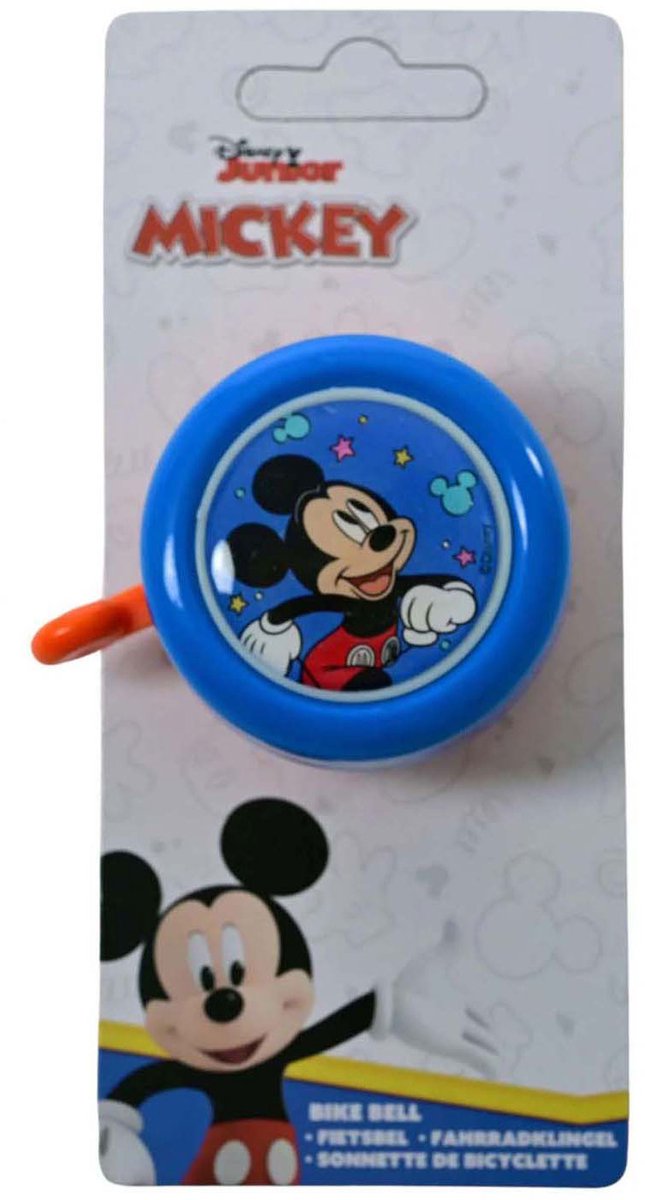 Volare Disney Mickey Mouse cykelklokke - drenge - blå orange