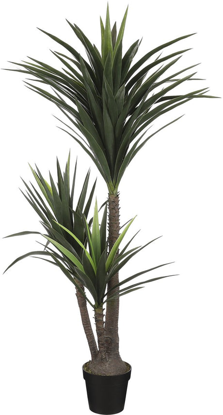 Mica decorations yucca kunstplant - h160 x ø80 cm - groen