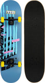 Nijdam classic skateboard - game changer - blauw geel