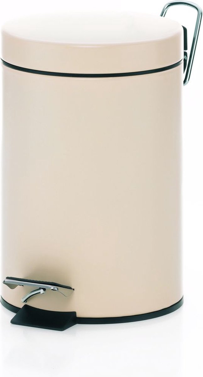 Kela monaco pedal affaldsspand - 3 l - creme -