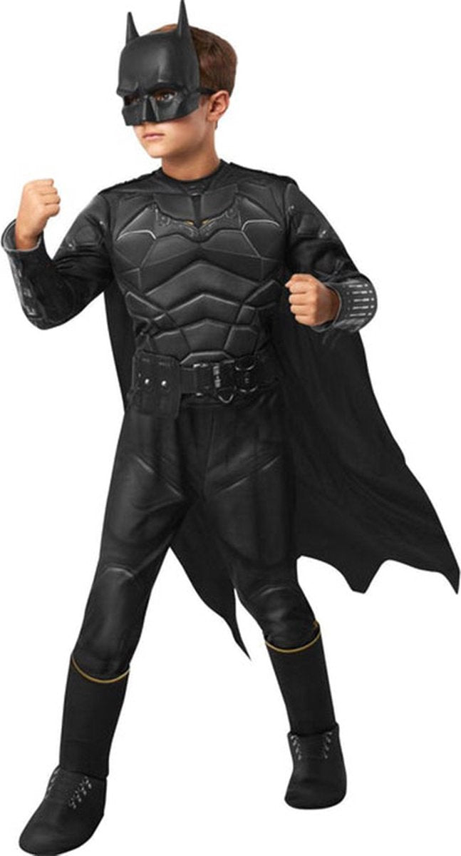 Rubiner - Batman deluxe kostume børn (størrelse l)