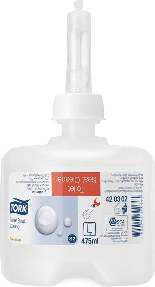 Tork toiletsæderens s2 - 475 ml - desinfektion
