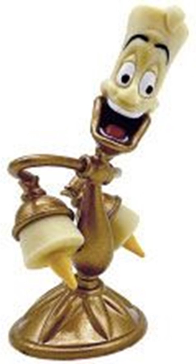 Bullyland 13191 – legefigur og samlerfigur Lumière fra Beauty and the Beast ca. 7 cm – naturtro og rigt detaljerede – ideel som kagefigur og lille gave til børn fra 3 år