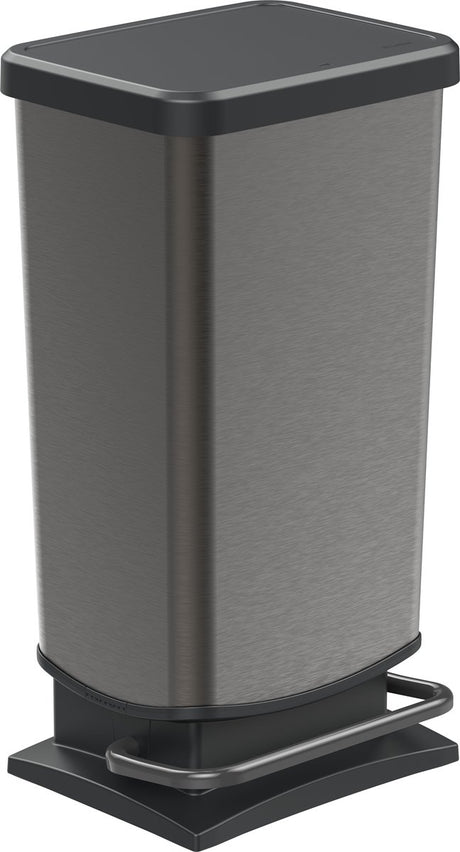 Rotho paso pedalspand - affaldsspand 40l - bpa fri - grafit