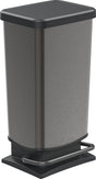Rotho paso pedalspand - affaldsspand 40l - bpa fri - grafit