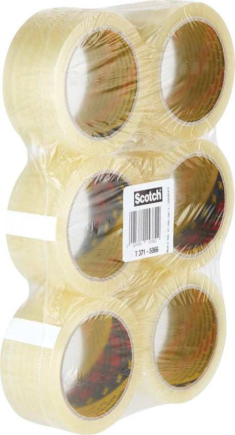 Scotch tape 6 ruller 50 x 66 - krymp 6 stk
