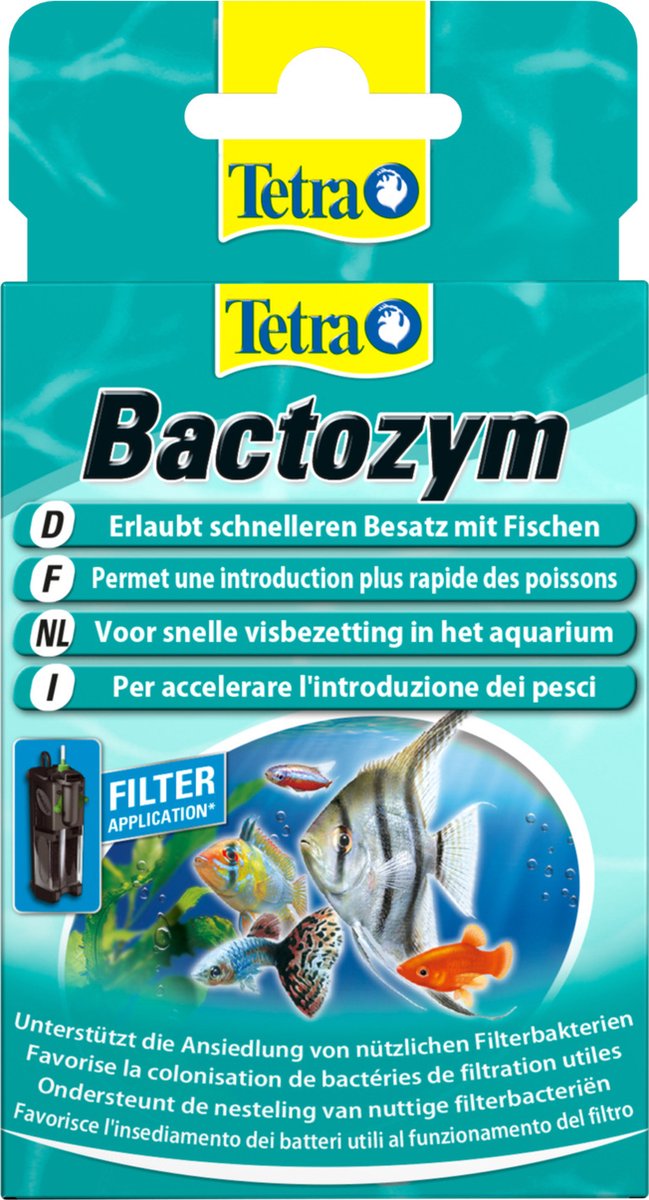 Tetra aqua bactozym - vandforbedrende midler - 10 stk