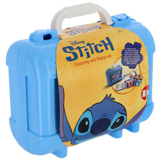 Ubranded sans marque stitch rejsestempel og farvet etui