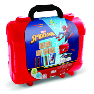 Spider-man spiderman rejsestempel og farvet etui