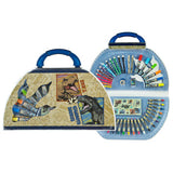 Umærket sans marque farve etui jurrasic world, 51 stk.