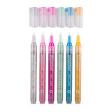 Bruynzeel glitter tuschpenne pastel 6 stk | 3 stk