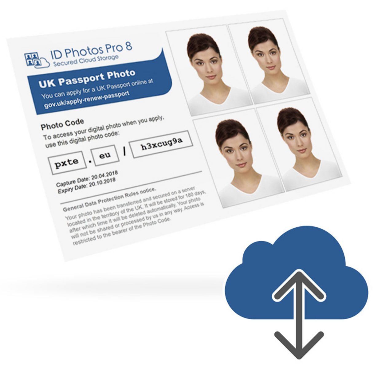 Pixel-tech id photos pro - sikker cloud-lagring