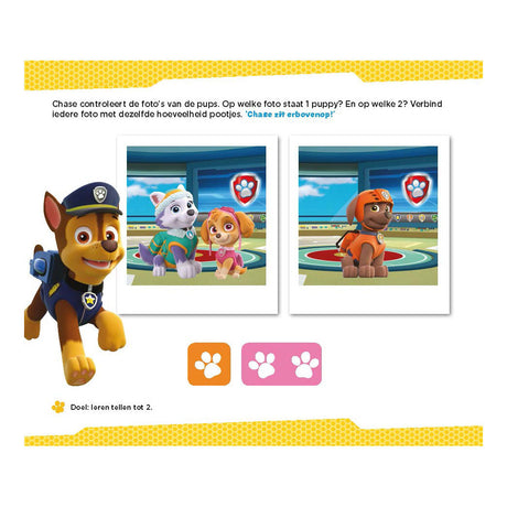 Deltas paw patrulje - første tælle spil (3-4 år)