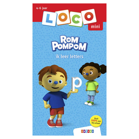 WPG UITGEVERS MINI LOCO - ROMPOMM Jeg lærer breve (4-6 år gammel)