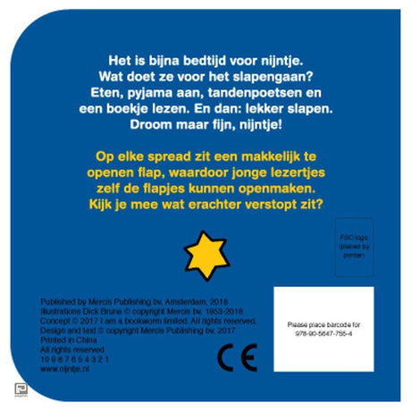 Central Book House flap bog i seng med Miffy