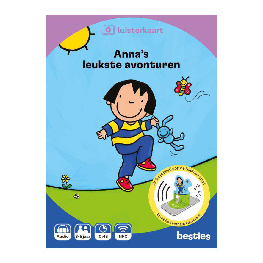 Central Book House Annas bedste eventyr lyttekort