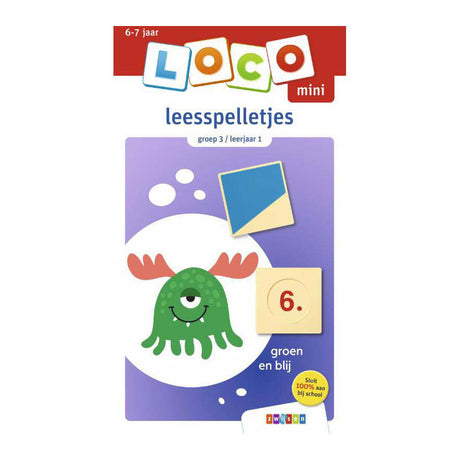 Loco øvelseshæfte mini læsespil gruppe 3 klasse 1